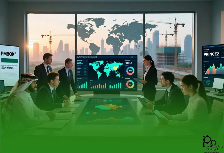 میزان استفاده از کارشناس کنترل پروژه در کشورهای مختلف